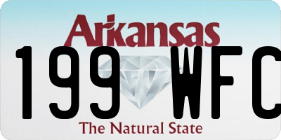 AR license plate 199WFC
