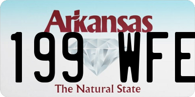 AR license plate 199WFE