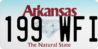 AR license plate 199WFI