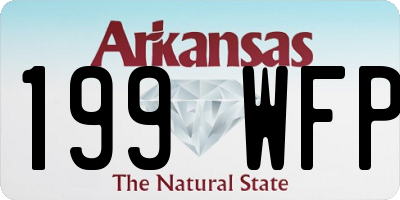 AR license plate 199WFP