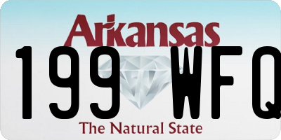 AR license plate 199WFQ