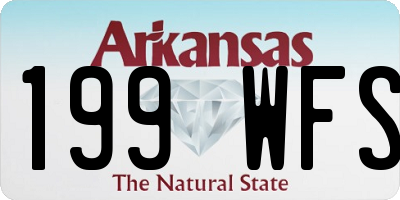 AR license plate 199WFS