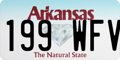 AR license plate 199WFV