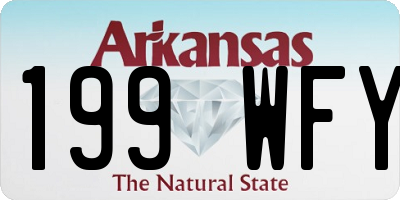 AR license plate 199WFY
