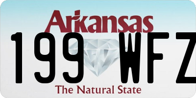 AR license plate 199WFZ