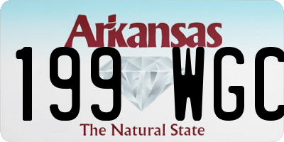 AR license plate 199WGC