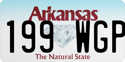 AR license plate 199WGP