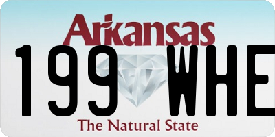 AR license plate 199WHE