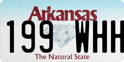 AR license plate 199WHH