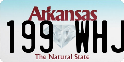 AR license plate 199WHJ