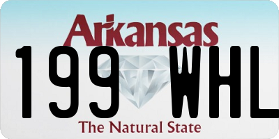 AR license plate 199WHL