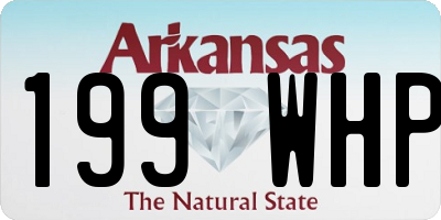 AR license plate 199WHP