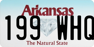 AR license plate 199WHQ
