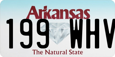 AR license plate 199WHV