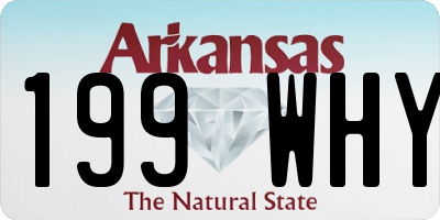 AR license plate 199WHY