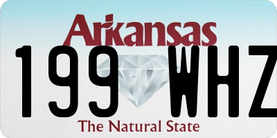 AR license plate 199WHZ