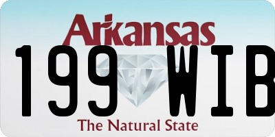 AR license plate 199WIB