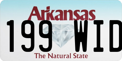 AR license plate 199WID