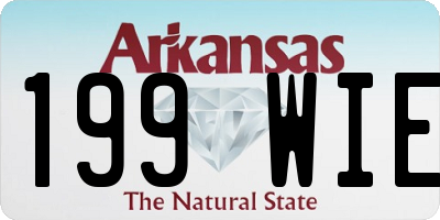 AR license plate 199WIE