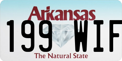 AR license plate 199WIF