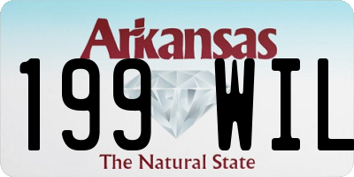 AR license plate 199WIL