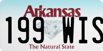 AR license plate 199WIS