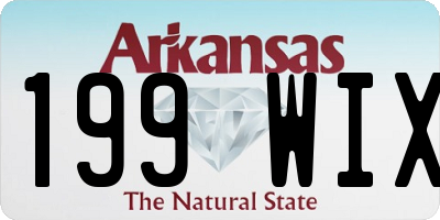 AR license plate 199WIX