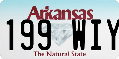 AR license plate 199WIY