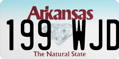 AR license plate 199WJD