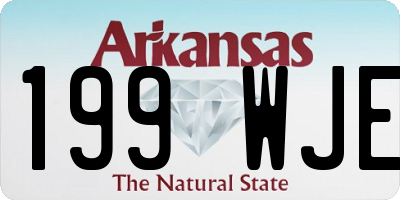 AR license plate 199WJE