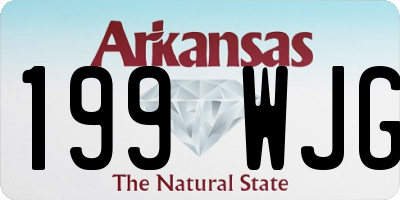 AR license plate 199WJG
