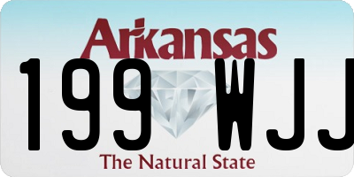 AR license plate 199WJJ