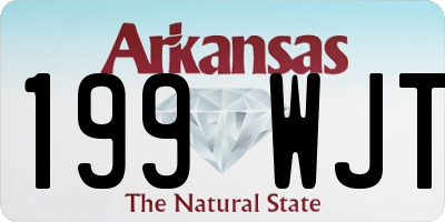 AR license plate 199WJT