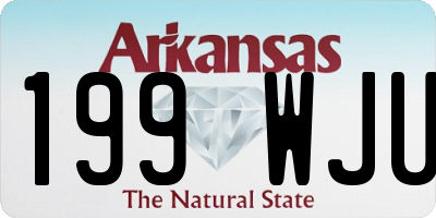 AR license plate 199WJU