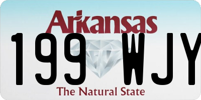 AR license plate 199WJY