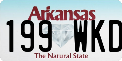 AR license plate 199WKD