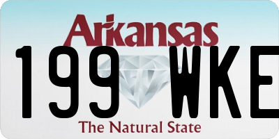 AR license plate 199WKE