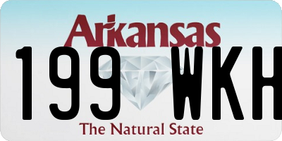 AR license plate 199WKH