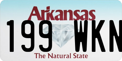 AR license plate 199WKN