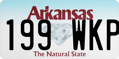 AR license plate 199WKP