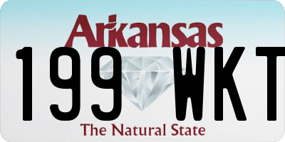 AR license plate 199WKT
