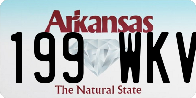 AR license plate 199WKV