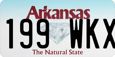 AR license plate 199WKX