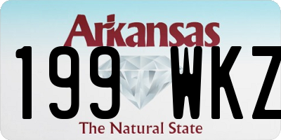 AR license plate 199WKZ