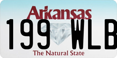 AR license plate 199WLB