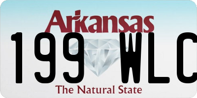 AR license plate 199WLC