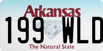 AR license plate 199WLD