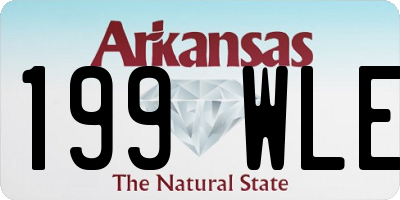 AR license plate 199WLE