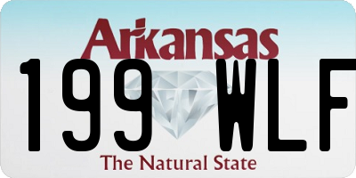 AR license plate 199WLF