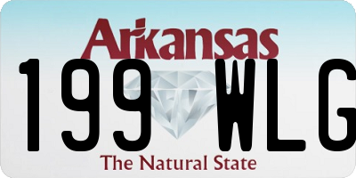 AR license plate 199WLG